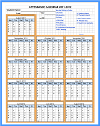 Printable Attendance Calendar 2016 Printable Calendar Template Speech Language Therapy Speech Therapy School Based Therapy