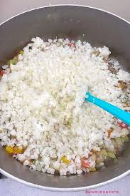 Add sesame oil and soy sauce and stir through. Cauliflower Stir Fry Bunmi Roberts
