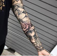 Lion Sleeve Tattoo Sleeve Tattoos For Women Sleeve Tattoos Half Sleeve Tattoo