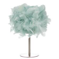 Let's take the feather table lamp black in its golden edition as an example. Modern And Real Duck Egg Feather Table Lamp With Satin Nickel Base And Switch Happy Homewares