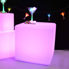 Floating Candles Light Up Cube Glowing Led Box Multi Function Rechargeable Remote 16 Inch Walmart Com Walmart Com