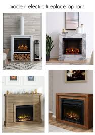 Electric fireplaces are a great alternative to traditional wood or gas fireplaces. Contemporary Electric Fireplace Options Centsational Style