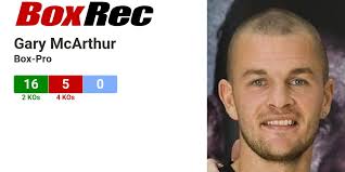 BoxRec: Gary McArthur