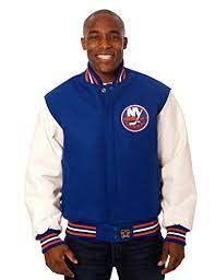New York Islanders Leather Jacket Jackets Team Sports Apparel Team Jackets