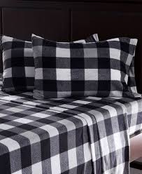 Black And White Plaid Sheet Set Berkshire Blanket Home Co Prairie Plaid Microfleece Twin Sheet Set Reviews Sheets Pillowcases Bed Bath Macy S In 2020 Berkshire Blanket Plaid Sheets Sheet Sets Queen