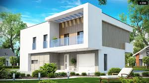 Zx39 A Functional Two Storey House With A Modern Design A Garage And A Home Office House Exterior Architecture House Design