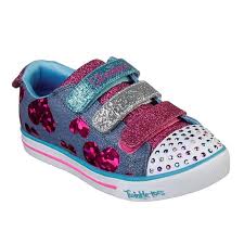 Skechers Twinkle Toes Flutter Childrens Trainers Light Up Shoes Girls Shoes Skechers