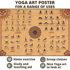 The postures serve as an inspiration guide, but please encourage the. Yoga Poses Poster With Pose Names In Both English And Sanskrit Dekali Designs