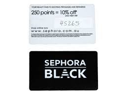 The only catch is you need to purchase a $50 gift card from sephora at the time you get a full makeover. Plastic Cards Membership Vip Rewards Plastics Australia