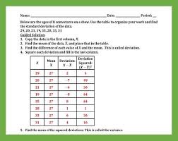 Introduction To Standard Deviation Worksheet Teaching And Practice Standard Deviation Studying Math Data Science Learning