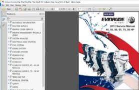 Johnson Evinrude 40hp 50hp 60hp 65hp 75hp 90hp E Tec Outboard Shop Manual 2012 2015 Pdf Download Heydownloads Manual Downloads