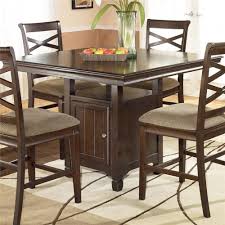 Side by side they would take 6 or 8 people. Counter Height Table Sets With Storage Ideas On Foter