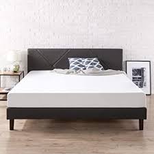And there are many options to choose from. Amazon Com Zinus Judy Upholstered Platform Bed Frame Mattress Foundation Wood Slat Support No Box Spring Needed Easy Assembly King Furniture Decor