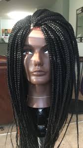 Singles Black And Blue Braids Singles Braided Lace Closure Wig Style Left Side Part Lace Wigs Wigs Wig Styles