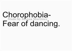 Chorophobia Unusual Words Cool Words Words