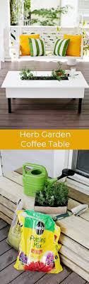 Herb Garden Coffee Table A Beautiful Mess Garden Coffee Table Garden Coffee Coffee Table Plants