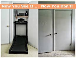Treadmill Behind Door 1 Home At Home Gym Home Gym