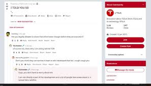 The power of social media users on forums such as reddit's wallstreetbets. A Month Old Reddit Post Appears To Make Public Tesla S Bitcoin Strategy Financial Times