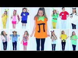 15 Diy Last Minute Halloween Costumes Easy Fast And Cheap Youtube Last Minute Halloween Costumes Easy Diy Costumes Last Minute Diy Costumes