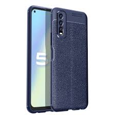 For Vivo Y70S Litchi Texture TPU ...