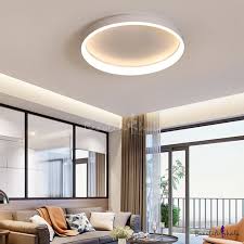 4.72inch lb72119 led flush mount ceiling light, 12 inch, 15w (150w equivalent) dimmable 1200lm, 4000k cool white, brushed nickel round lighting. Metal Ring Flush Mount Ceiling Fixture Nordic Style Led Flushmount Light In Black Brown White Flush Mount Ceiling Ceiling Lights Living Room Ceiling Fixtures