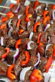 Easy Broiled Beef Kabobs - Colorful Recipes