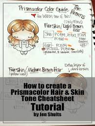 Prismacolor Skin Hair Guide Book Deconstructing Jen