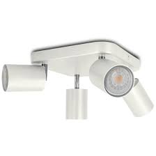 Große auswahl, günstige preise, 0€ versand. Led Deckenleuchte 4 Flammig Spotleuchte In Weiss Schwenkbar Inkl 4x Led Gu10 6w Warmweiss