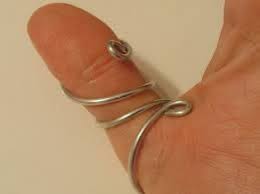 Homemade Finger Splint Rings Google Search Thumb Splint Mens Silver Necklace Rings