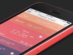 Prayer Times App Ios App Design Prayer Times App Design