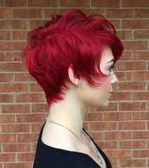 A short, sleek bob excels when paired with a pop of red. 20 Cool Styles With Bright Red Hair Color Updated For 2021