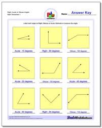 Moreover, obtuse angles are also called as blunt angles. Basic Geometry Angles Right Obtuse Acute