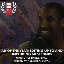 We're thrilled to share that the following spots have been shortlisted for  the Shots Awards! @shots_creative 🏀Ad of the Year: Editing Up to and  Including 60 seconds Nike “Only Basketball” Editor: Damion