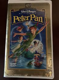 Peter Pan Limited Masterpiece Edition 45th Ann Disney Disneypins Disney Pins Masterpiece Vhs Movie