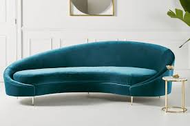Modern high end grey blue velvet fabric 3 seater sofa living room sectional 1+1+3 furniture sofa. Found The Best 11 Blue Velvet Sofas Our Editors Love
