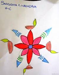 Easy Rangoli Designs For Kids Drawing Making rangoli is one such craft which anyone of any age appreciates. easy rangoli designs for kids drawing