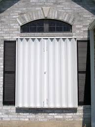 Hurricane window coverings, like shutters, are a good investment for additional security as well as if you're interested in learning more about hurricane window coverings, here is a list of different. Accordion Hurricane Shutters Accordion Storm Shutters Free Quote