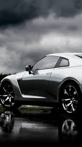 Cars Nissan Gt R Silver Left Android Wallpaper Wallpapers Hd 4k Background For Android Car Iphone Wallpaper Car Wallpapers Nissan Cars