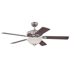 Kichler 6tl dry tape 24v. Westinghouse Fairview 52 In Indoor Brushed Nickel Finish Ceiling Fan 7840000 The Home Depot