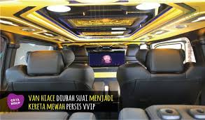 Bangunan rumah yang berbentuk balok dengan kolam renang di halaman depannya dapat membuat. Terbaik Bro Lelaki Ini Ubah Suai Van Hiace Jadi Lebih Mewah Daripada Vellfire Rileklah Com