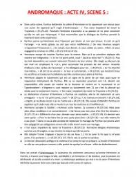 andromaque, acte iv, scne 5 racine
