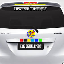 1002 modifikasi stiker kaca mobil lucu dan paling keren sumber www.otoflik.com. Stiker Mobil Lowered Lifestyle Style Ferrari Car Decal Sticker Lazada Indonesia