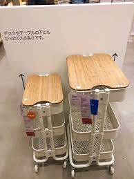 人気のキッチンワゴン徹底比較 ikea 山善 ニトリ アイリス どこが安い 棚の調節は きんいろびより インテリア 収納 キッチンワゴン リビング インテリア 収納