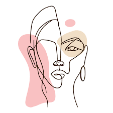 Awesome Abstract Woman Png Image Download As Svg Vector Transparent Png Eps Or Psd Use This Awesome Abstract Line Art Design Outline Art Line Art Drawings