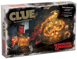 Includes character movers, personality cards, rumor cards, custom score pad, custom weapons, clue board, and instructions Clue Dungeons Dragons The Op Games