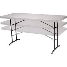 Lifetime 6 Adjustable Utility Table Adjustable Height Table Folding Table Table