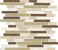 Glass backsplash tiles are available in a wide selection of colors, shapes and. 10 Sf Brown Travertine Marble Glass Mosaic Tile Kitchen Backsplash Wall Bathroom Floor Wall Tiles Home Improvement