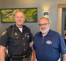 Madison County Sheriff John Swaney and Guernsey County Commissioner/CORSA  President Dave Wilson attended the CLCCA (County Loss Control Coordinators  Association) meeting last Friday in London, Madison County, Ohio. CLCCA  provides educational opportunities