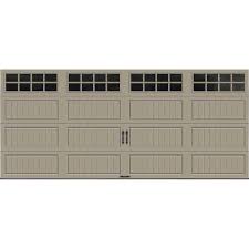 Get free shipping on qualified windows, garage door products or buy online pick up in store today. Clopay Gallery Collection 16 Ft X 7 Ft Intellicore Insulated Sandstone Garage Door With The Home Depot Canada
