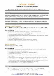 Recreation facility management is a complex responsibility. Facility Attendant Resume Samples Qwikresume